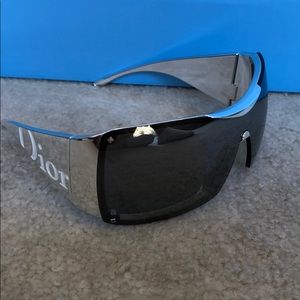 Christian Dior Silver Mirrored Sunglasses
